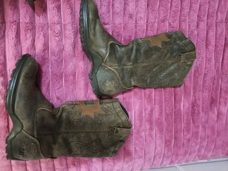 Botas cuero marrón CAT - 1