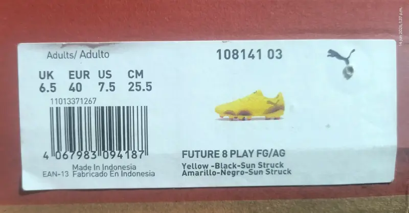 Zapatillas fútbol Puma Talla 40 (25.5 cm) - 7