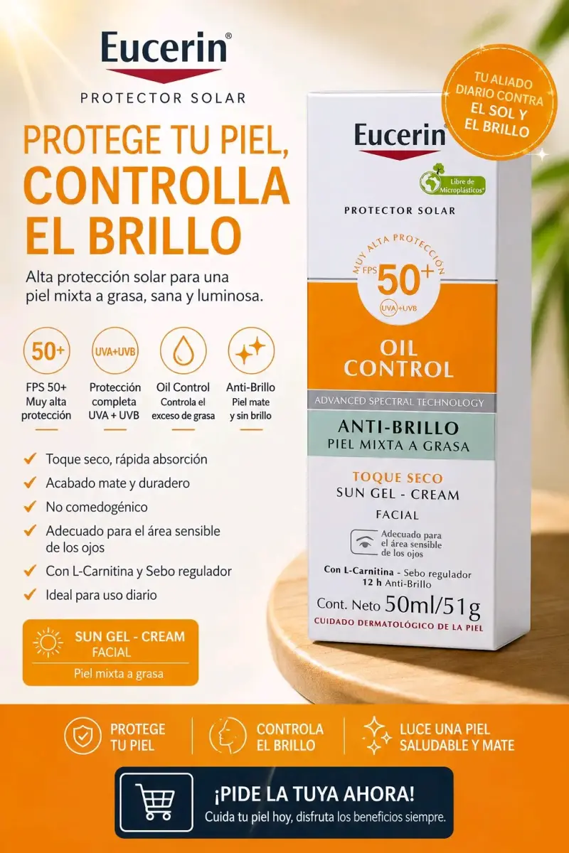Protector solar Eucerin Oil Control