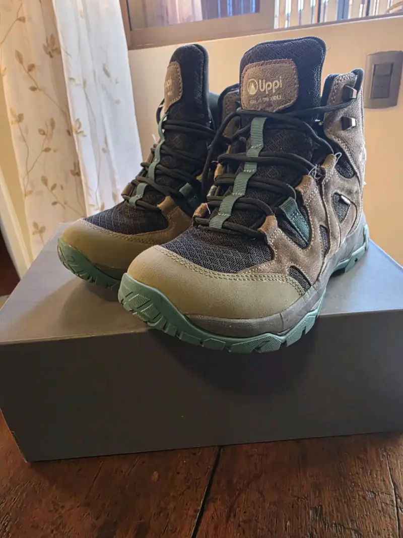 Botas Lippi de senderismo Upp verde y negro - 2