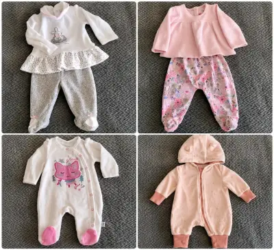 Enteritos tallas RN y 3 meses - miniatura 1