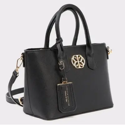 Bolso negro con detalles dorados - miniatura 1