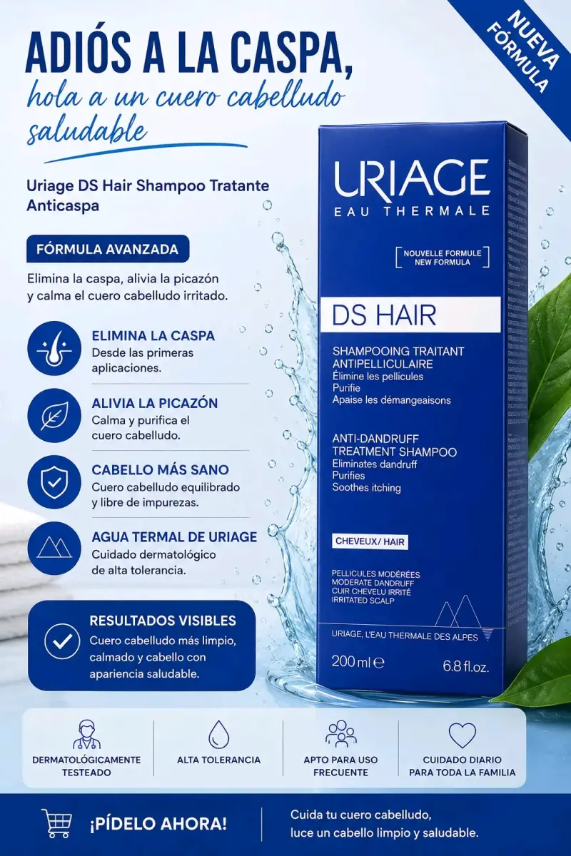Shampoo anticaspa Uriage DS Hair
