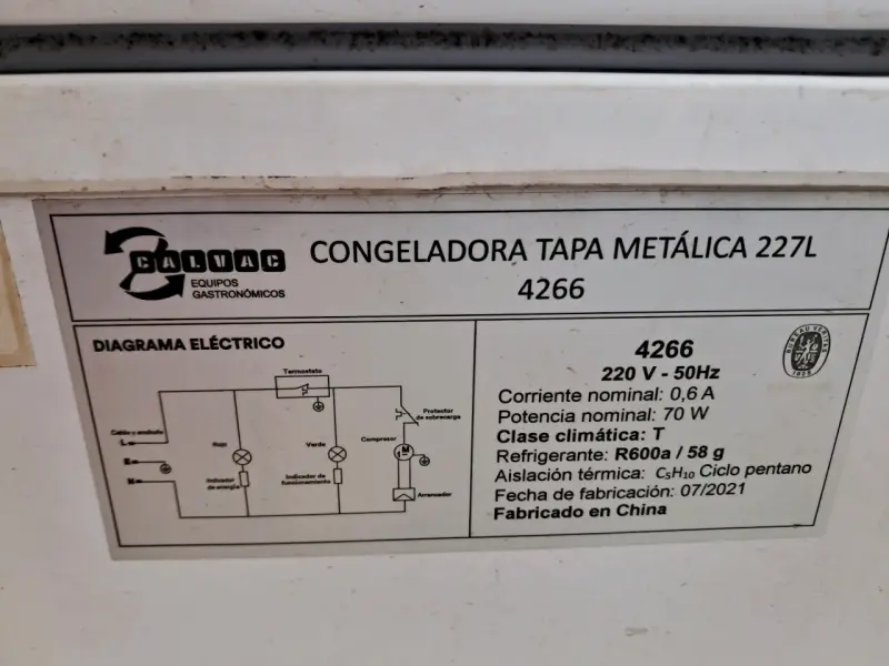 Freezer horizontal blanco - 3