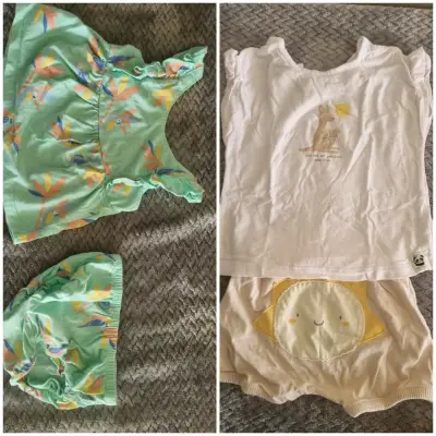 Ropa de bebé estampada variada 9 meses - miniatura 1