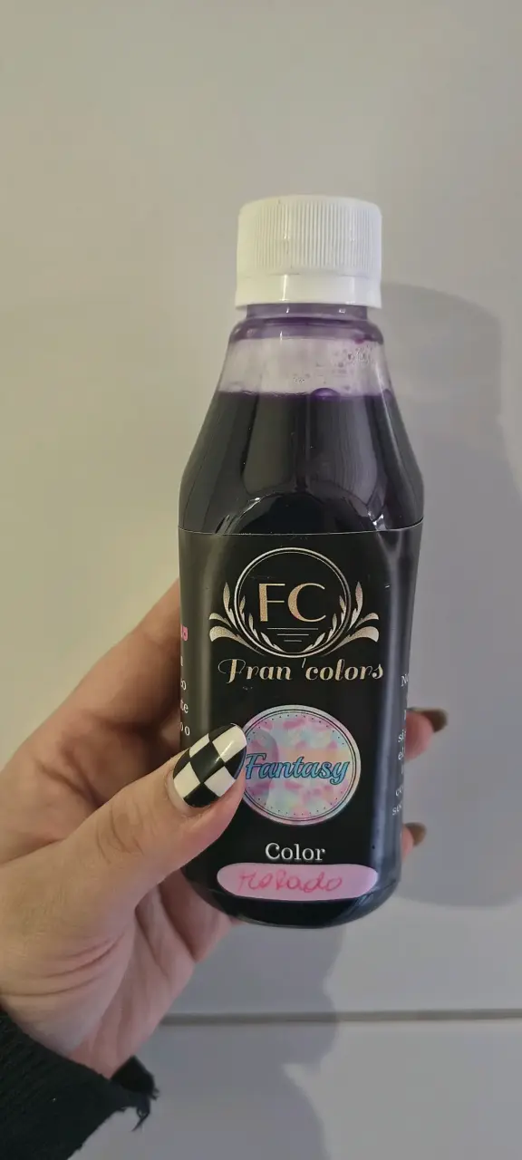 Tinte de cabello morado Fran'colors