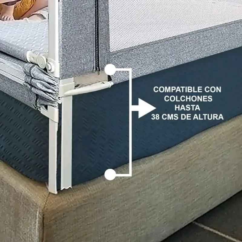 Baranda de seguridad BebeSure gris - 2