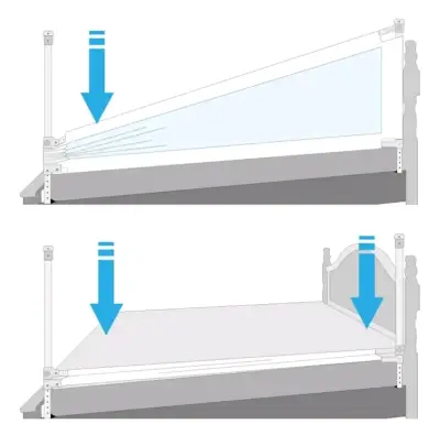 Baranda de seguridad BebeSure gris - miniatura 3