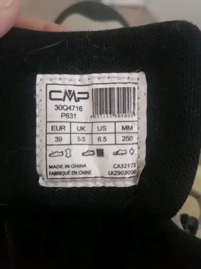 🥾 BOTAS CMP MUJER WATERPROOF + SUELA VIBRAM 39 - miniatura 5