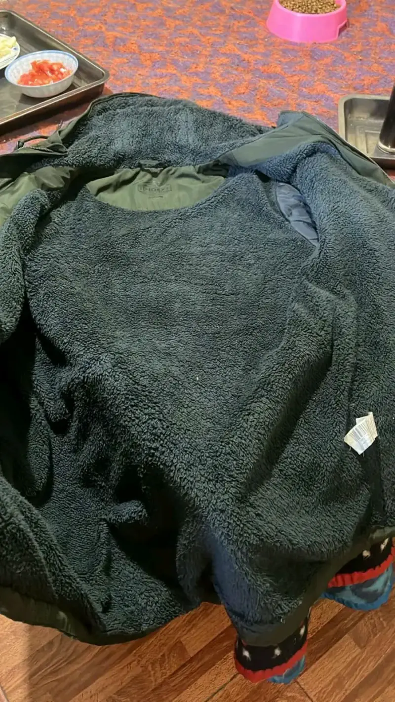 Parka verde con capucha - 3