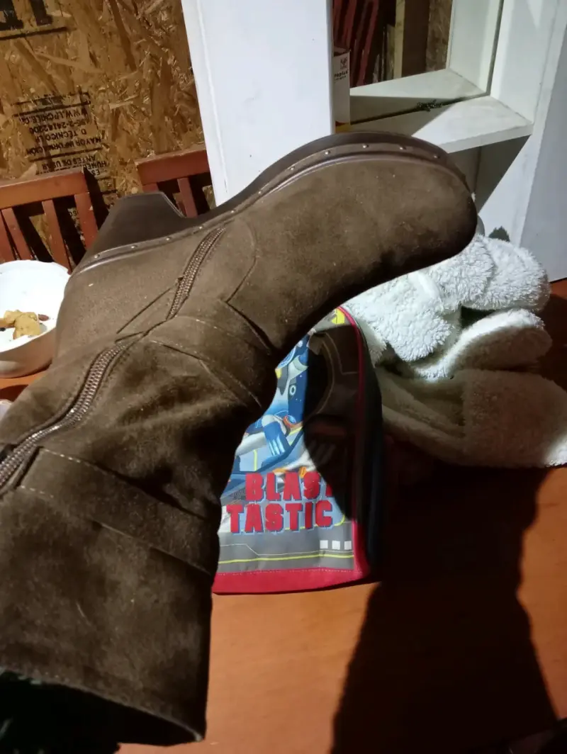 Botas marrones de taco alto - 2