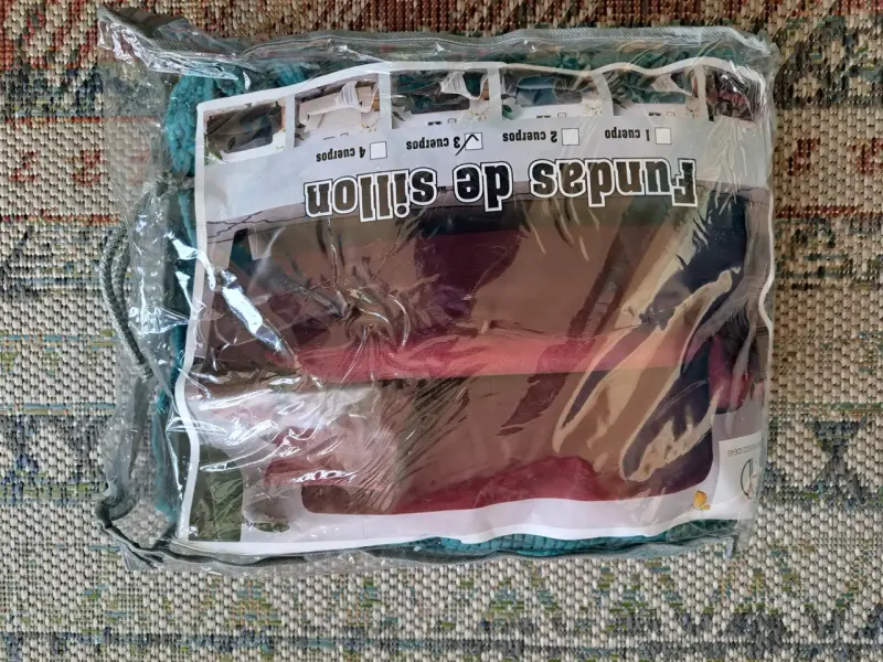 Funda de sillón elástica turquesa - 1