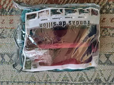 Funda de sillón elástica turquesa - miniatura 1
