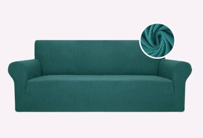 Funda de sillón elástica turquesa - 3