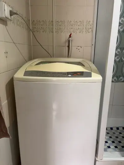 Lavadora automática blanca maderas 10 kg - miniatura 1