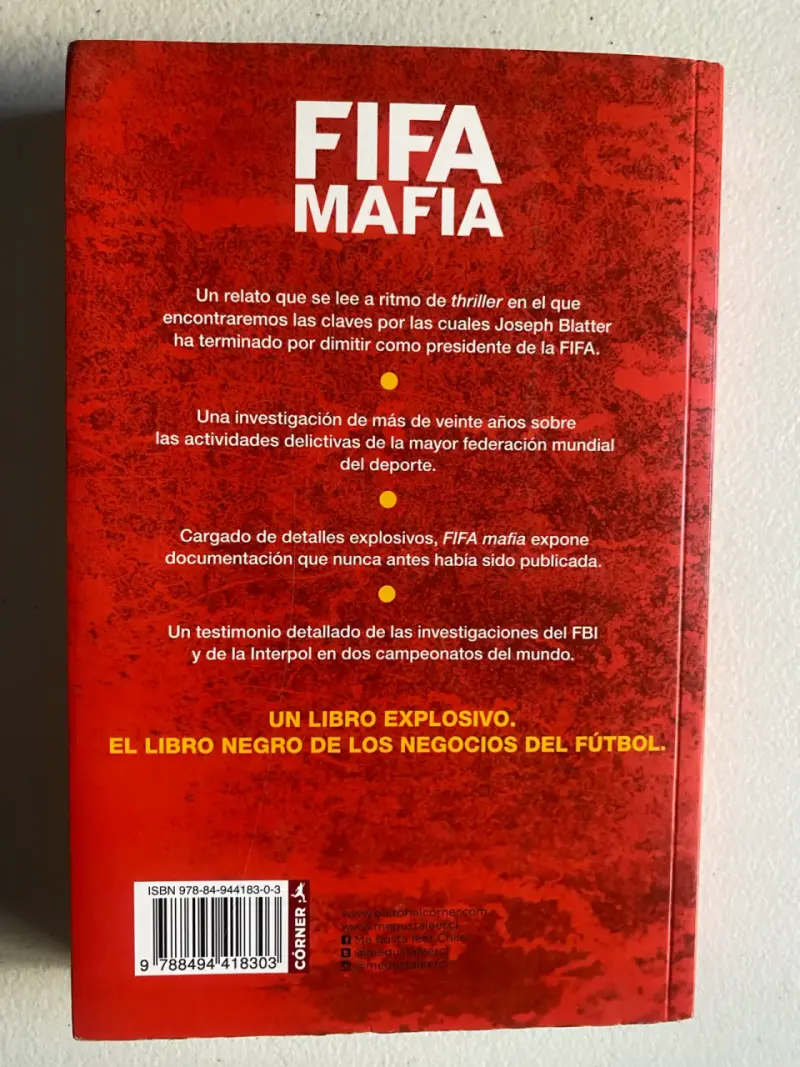 Libro 'FIFA Mafia' de Thomas Kistner - 2