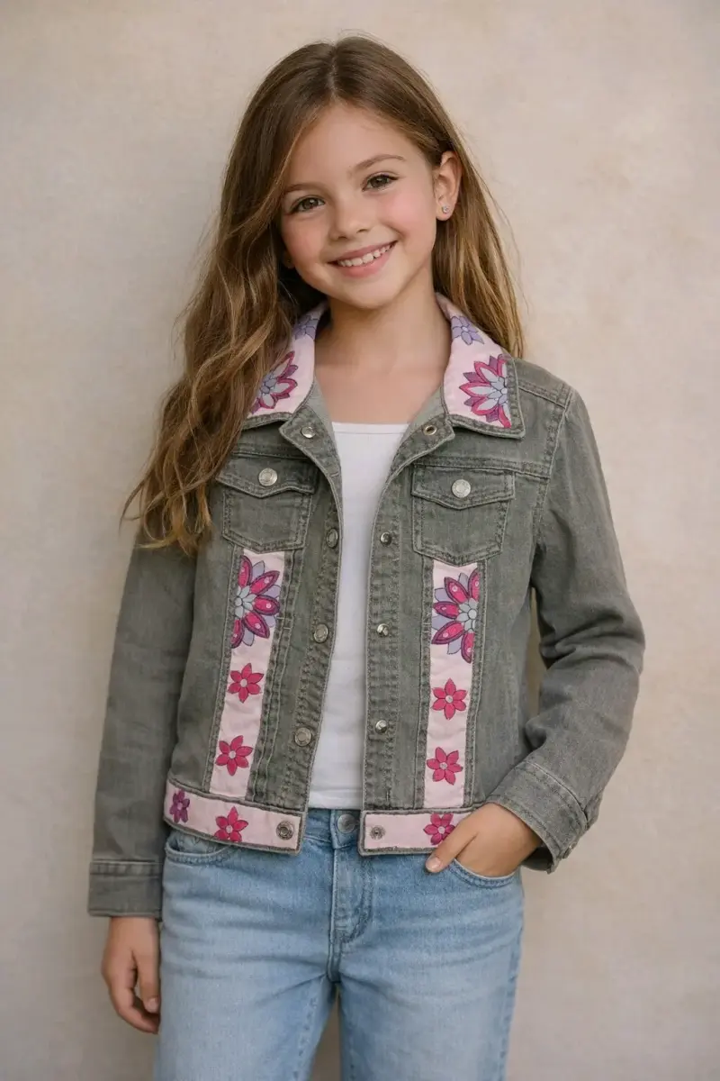 Chaqueta de jeans intervenida - 1