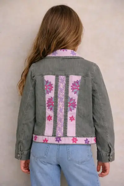 Chaqueta de jeans intervenida - miniatura 2