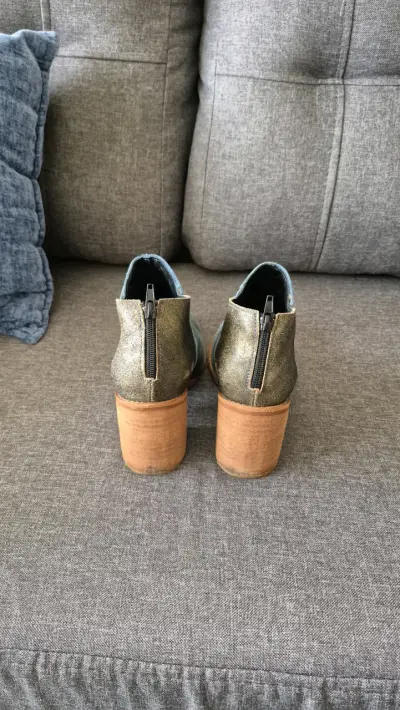 Botines de cuero azul - miniatura 3