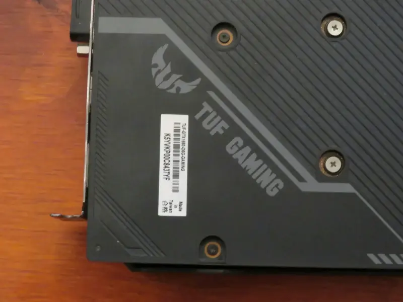 Tarjeta gráfica 1660 ASUS TUF Gaming - 3