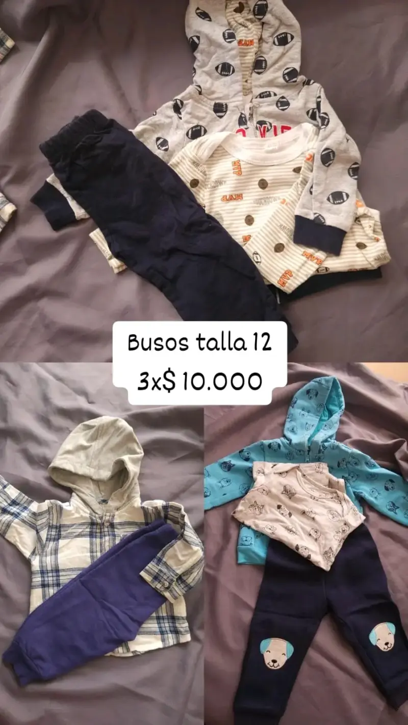 Conjuntos de ropa para niño talla 12 - 5