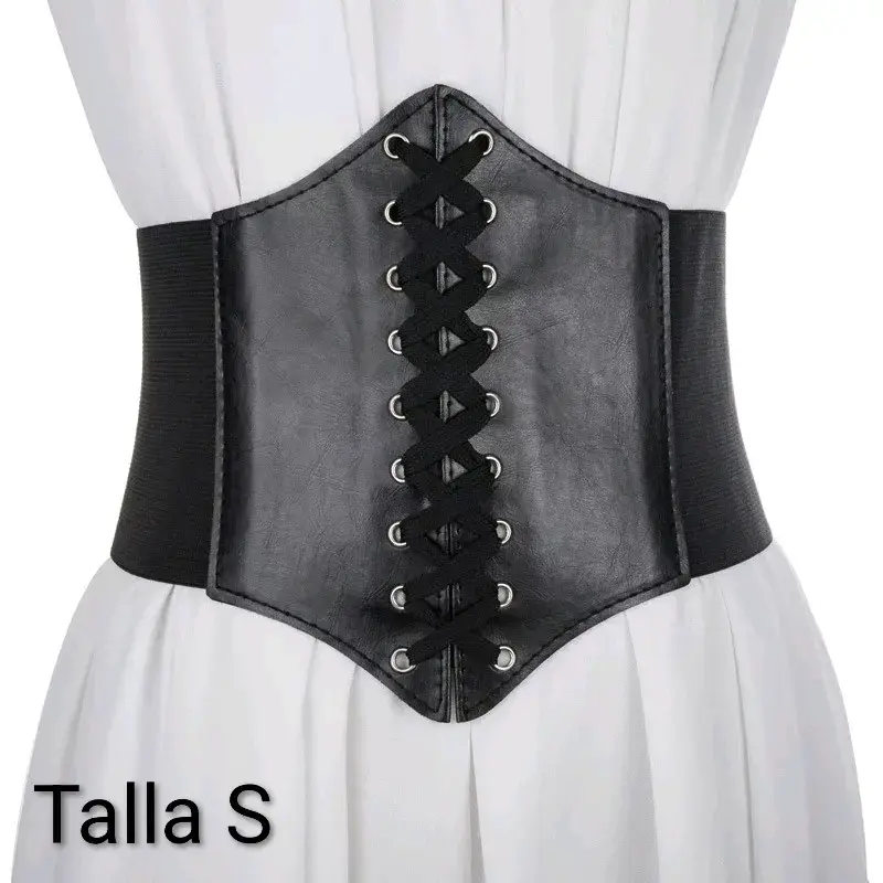 Cinturón corset negro - 1