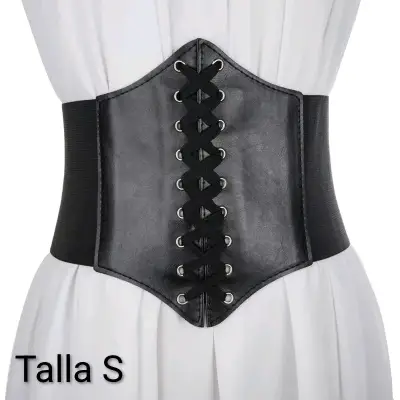 Cinturón corset negro - miniatura 1