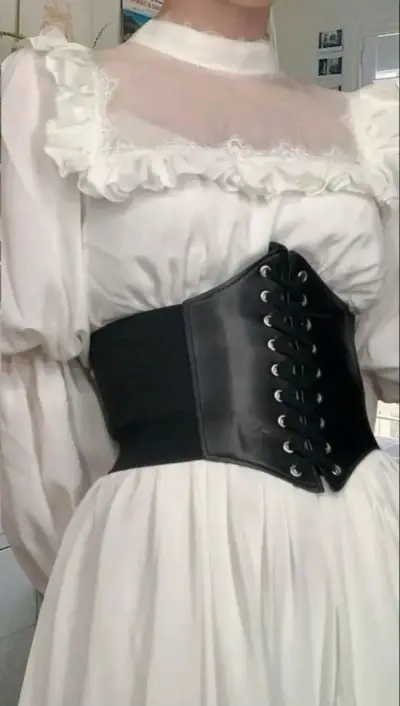 Cinturón corset negro - miniatura 2
