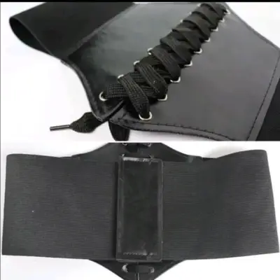Cinturón corset negro - miniatura 3