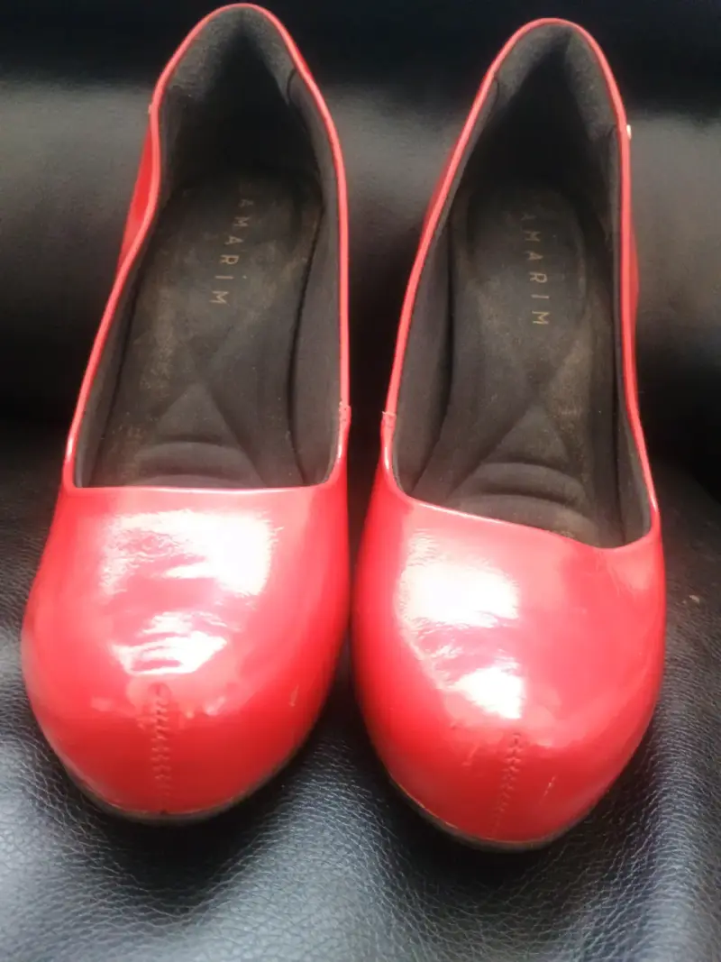 Zapato de tacón rojo - 3