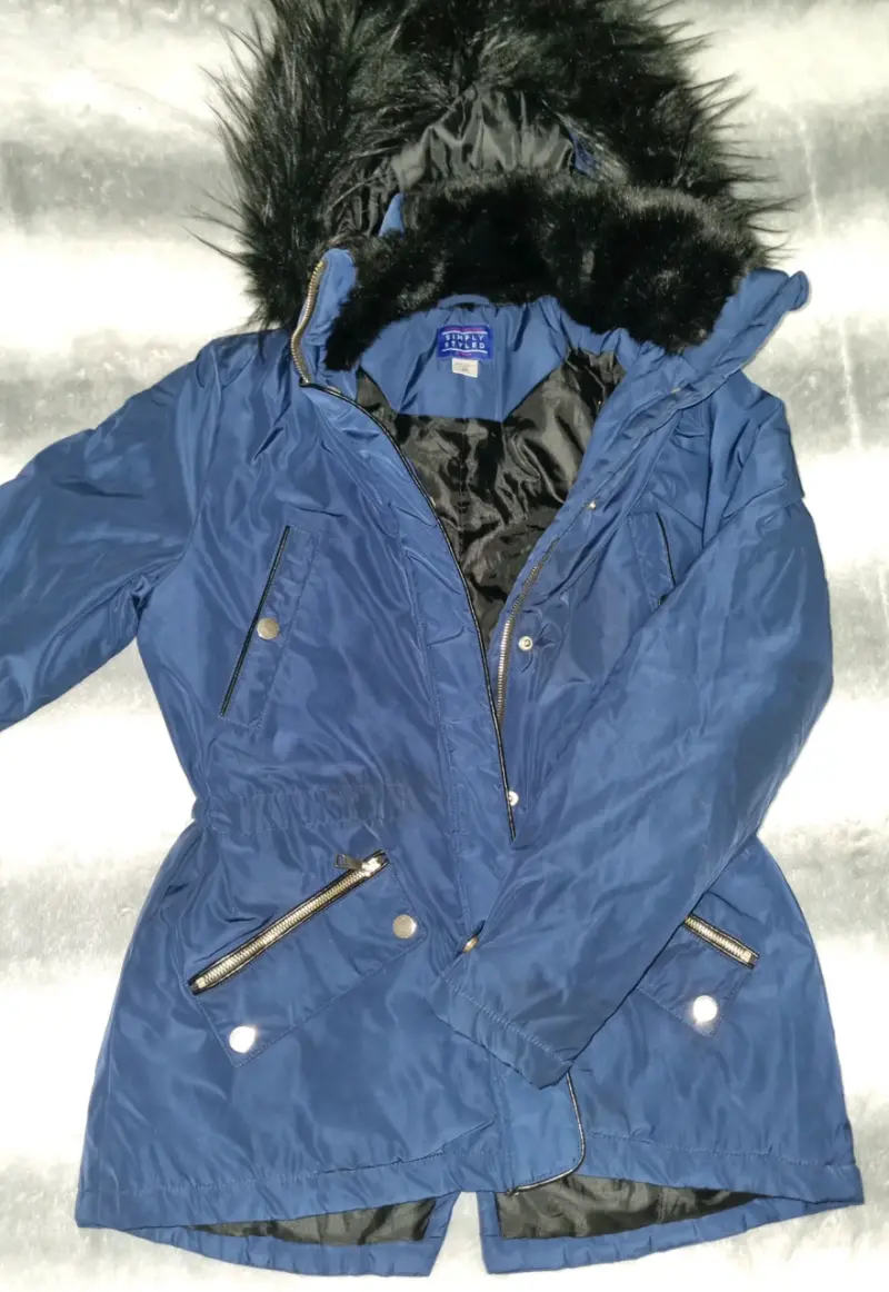 Chaqueta azul Tommy hilfiger con capucha - 1