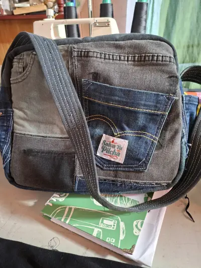 Bolso reciclado de jeans - miniatura 1
