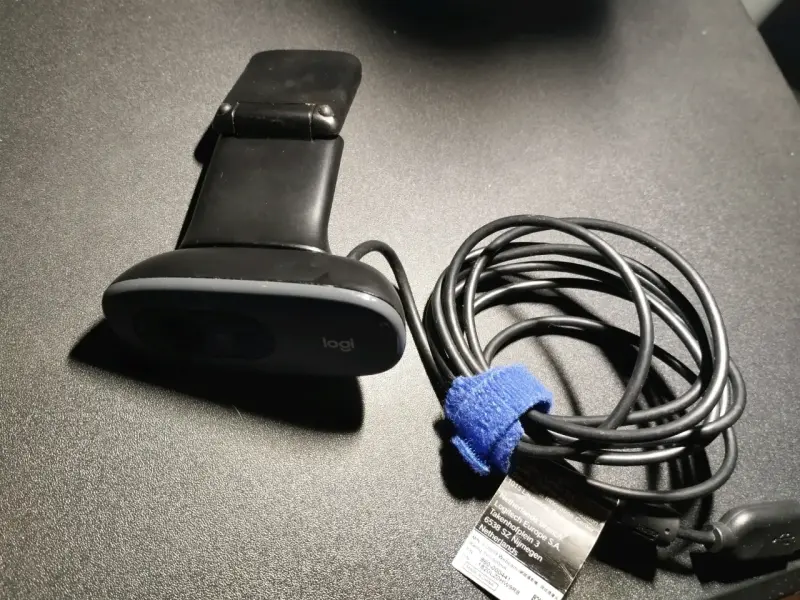 Cámara web Logitech con USB - 3
