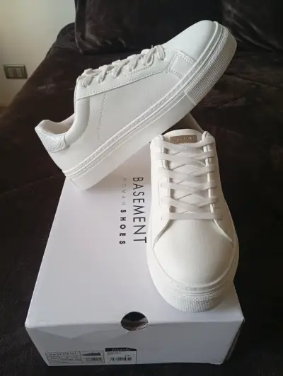 Zapatillas blancas Basement - miniatura 1