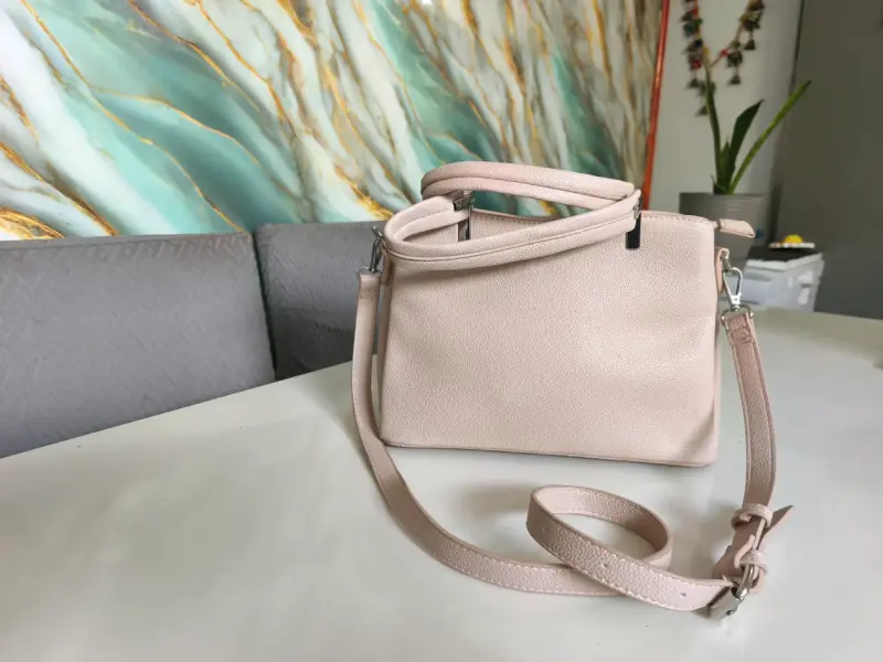 Cartera beige elegante call spring - 2