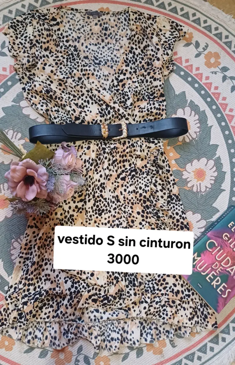 Vestido estampado animal print - 2