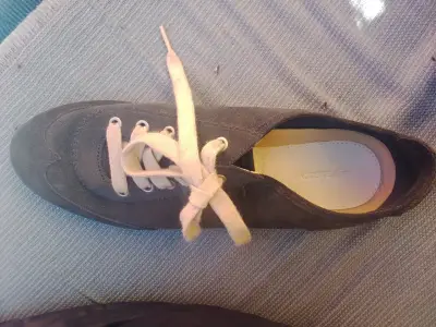 Zapatillas de gamuza azul oscuro - miniatura 2