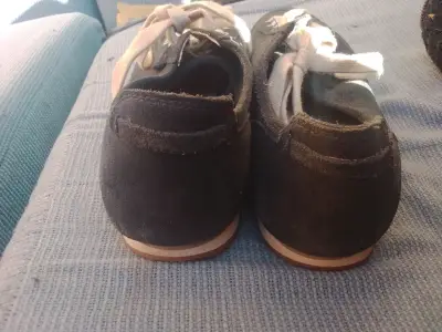 Zapatillas de gamuza azul oscuro - miniatura 3