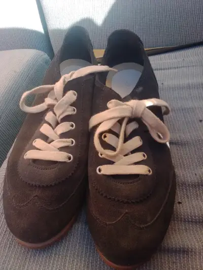 Zapatillas de gamuza azul oscuro - miniatura 4