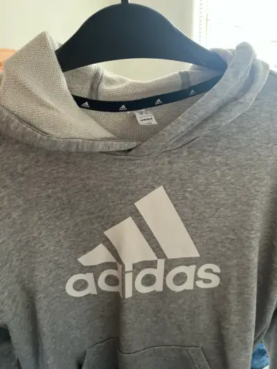 Polerón Adidas gris Talla L niño 14-16y - miniatura 1
