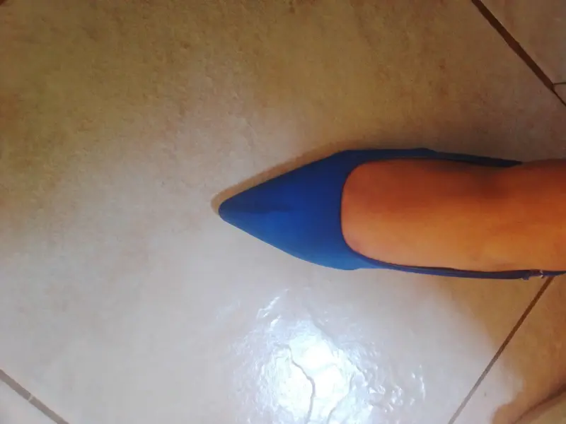 Tacones azul eléctrico elegantes - 6