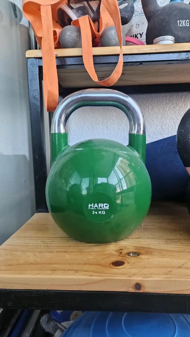 Pesa rusa 24 kg verde