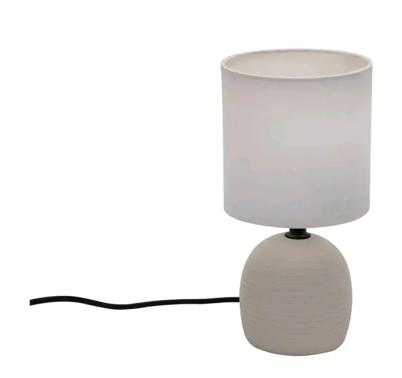 Lámpara de mesa beige - 2
