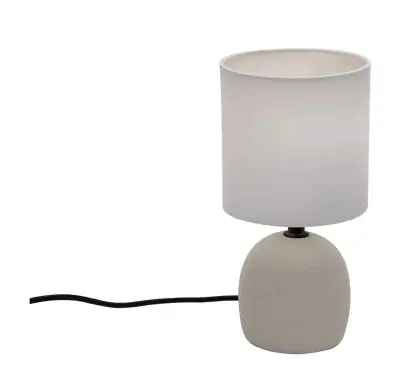 Lámpara de mesa beige - miniatura 2