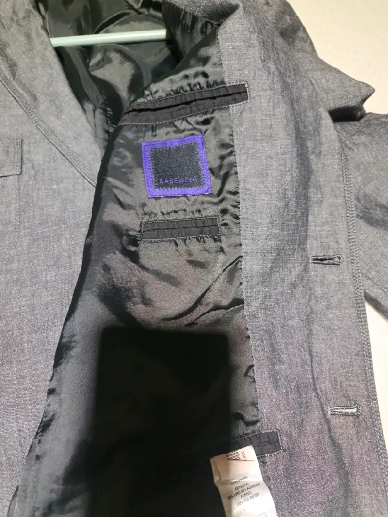 Blazer gris elegante Lino - 2
