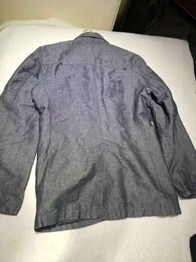 Blazer gris elegante Lino - miniatura 3