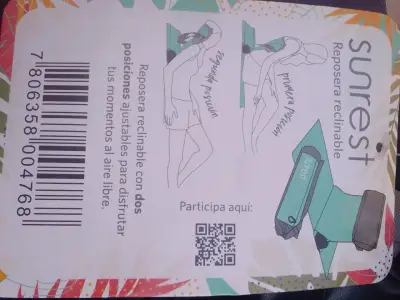Reposera reclinable Sunrest - miniatura 1