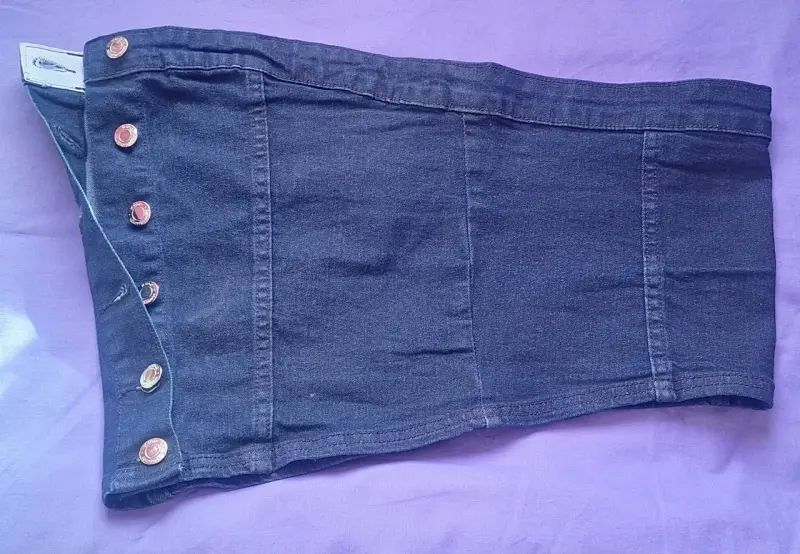 Polera de jeans azul oscuro - 2