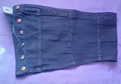 Polera de jeans azul oscuro - miniatura 2