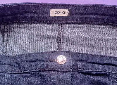 Polera de jeans azul oscuro - miniatura 5